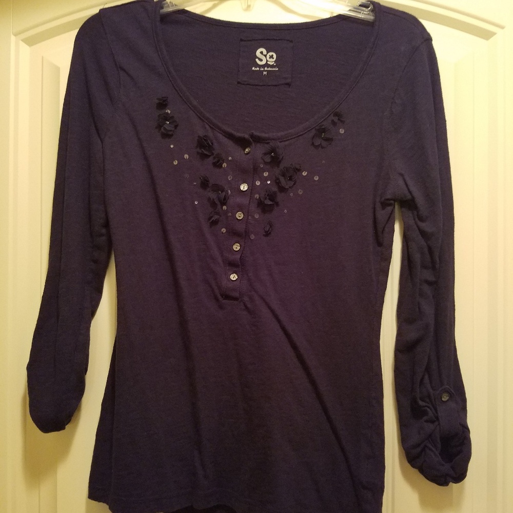 3/4 length top
